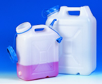 Jerrycan met verzegelbare schroefdop